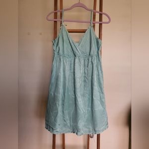Enchanting teal pinstripe nighty